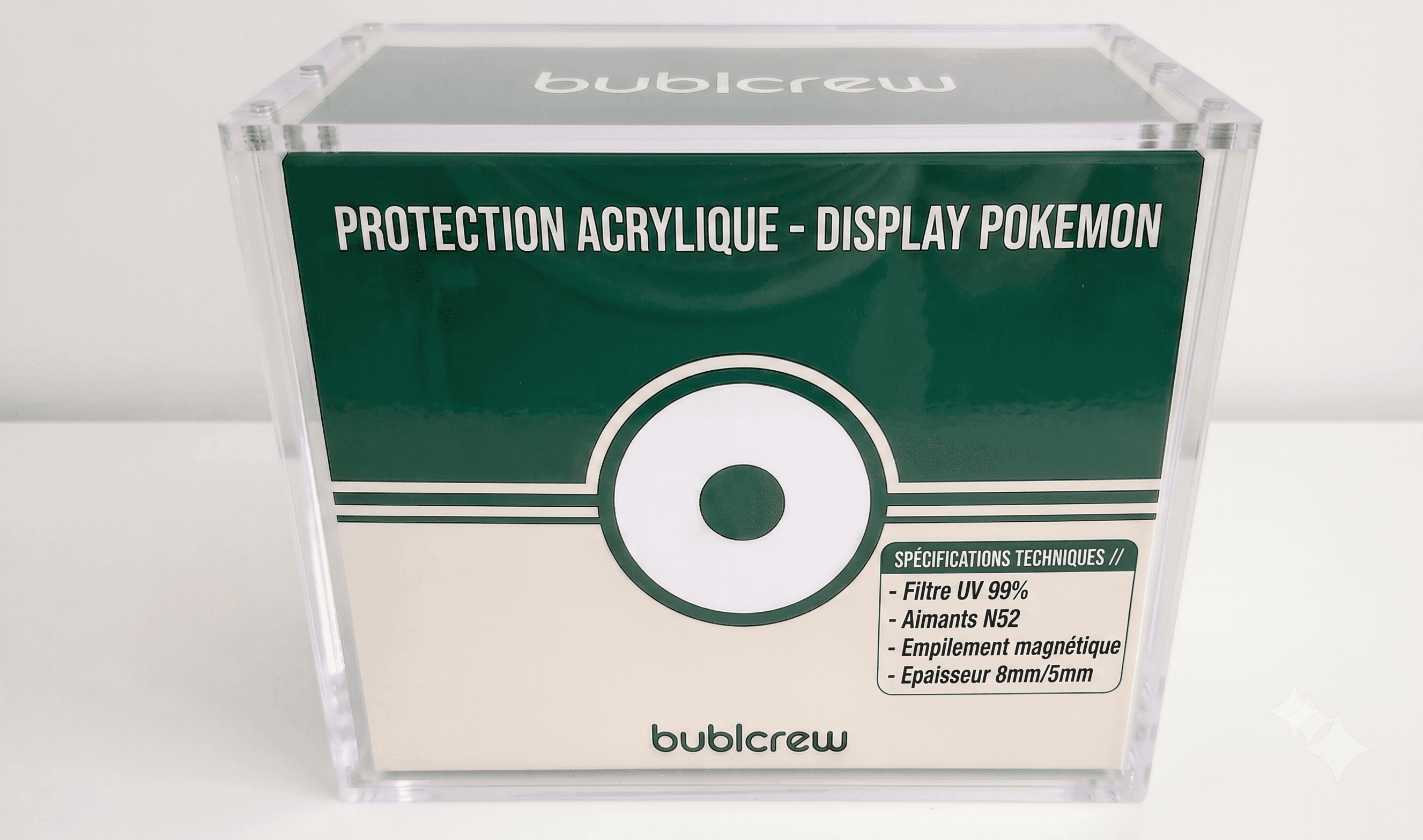 Boîtier Protection Acrylique Display Pokémon